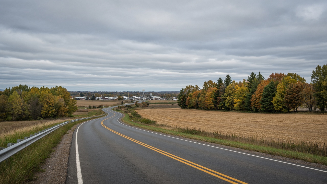 West of the capitol in Delta Township.