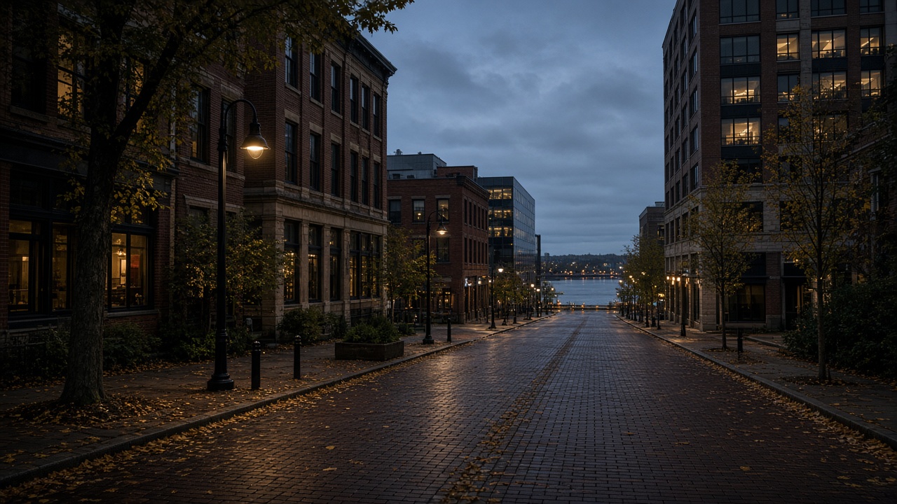 Downtown after the office day in Grand Rapids.