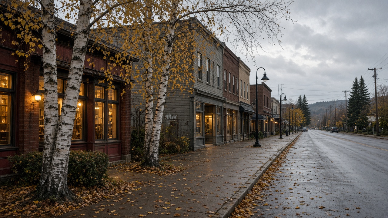 Winter hours on the main streets in the Upper Peninsula.